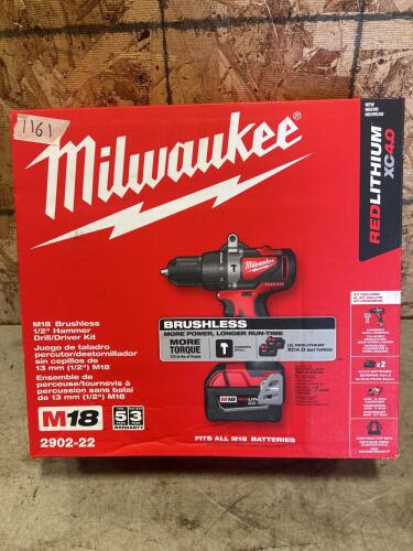 New Milwaukee M18 hammer drill kit