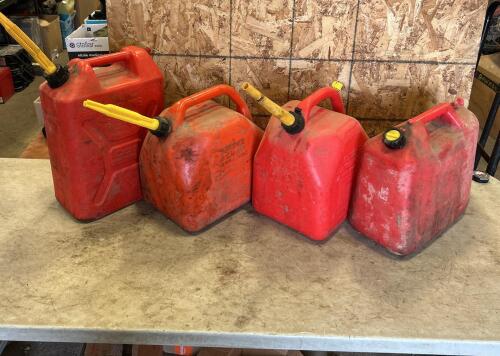 4 20L Gas cans