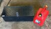 Metal storage box 30&rdquo;l x 13&rdquo;w x 10&rdquo;h, 25L gas can