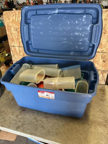 Tote of Tupperware