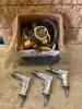 3 Reversable air drills, 10&rdquo; car buffer