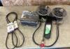 Propane heater, tire covers, v belts