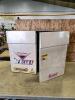 Metal locking parts cabinet w key