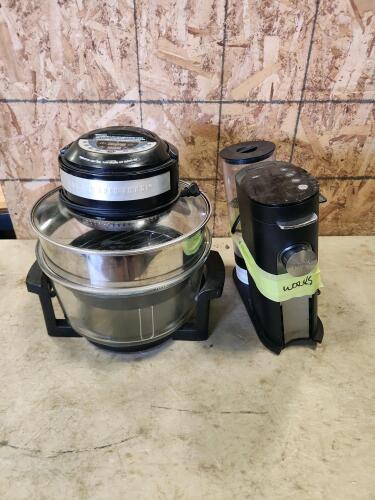 Ninja coffee maker, air fryer