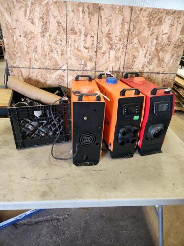 Diesel heaters w exhaust duct