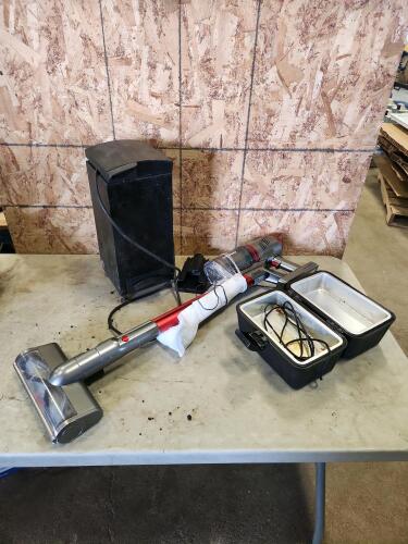 Cordless vacuum, 12v lunch box, electric smoker