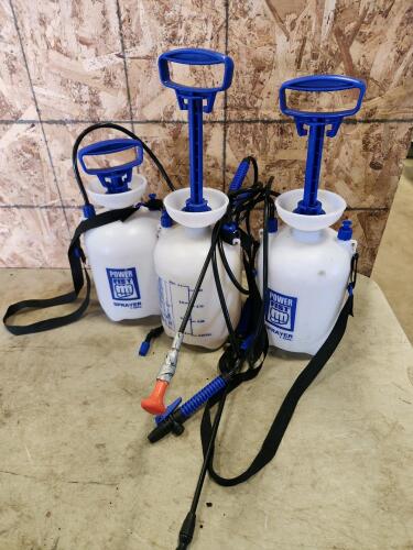 3 sprayers a few missing parts