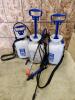 3 sprayers a few missing parts