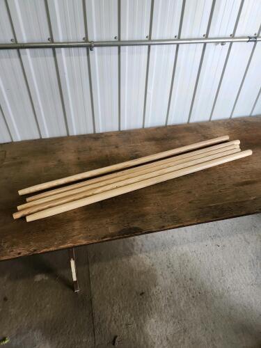 5 New broom handles