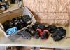 Bike seat, sz 10.5 ski boots, hockey gloves