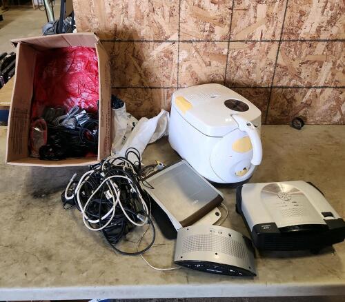 Deep fryer, projector, alarm clock, etc