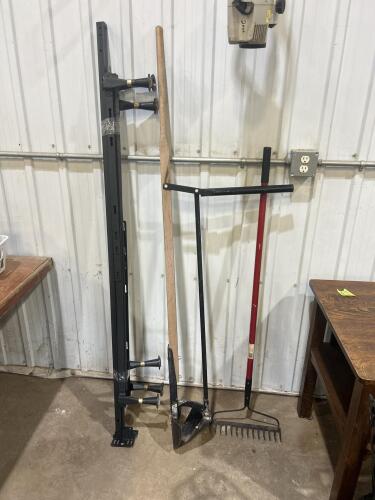 Post hole digger, take, adj bed frame