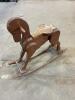 Kids wooden rocking horse