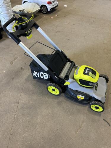 40v Ryobi push mower no battery or charger as is