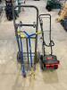 Snow thrower, dolly cart, garden tools