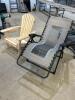 Lounge chair, folding Adirondack chair