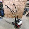 Earthquake mini tiller working
