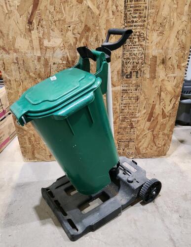 Garbage bin, bin cart