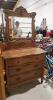 40"W 18"D 36"H Wooden dresser w mirror