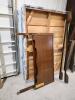 Double bed w wooden frame