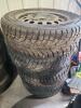 4 195/60R15 Winter wheels 90% tread