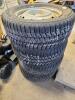 4 225/60R16 Winter wheels 80% tread