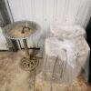 Bird bath & approx 300 egg cartons
