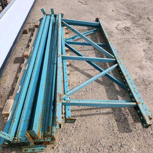 Industrial racking 3'D 8'H 112" L