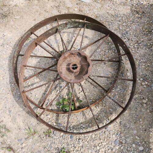 2 30" Wagon wheels