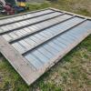 Metal clad shed door 15'L 12'H