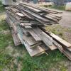 Large lift of various sized barn board, w centers fairly rotton - 2