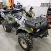 2004 Polaris 500 four wheeler, 4x4, milage unknown, rear dump box, running order w ownership