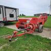 MF 124 Bailer w thrower feild ready, always stored inside