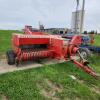 MF 124 Bailer w thrower feild ready, always stored inside - 2