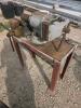 5" Machinist's vice on stand also 4" vice has been repaired - 2