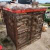Crate and firewood 40"x 46"x43"H