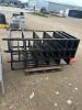 3 Metal shelves 3'W 1'D 6'H