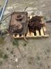 Tractor tire chains, forge & table