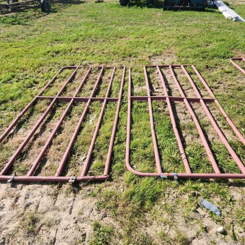 2 4'x9 1/2' Steel gates