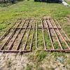 2 4'x9 1/2' Steel gates