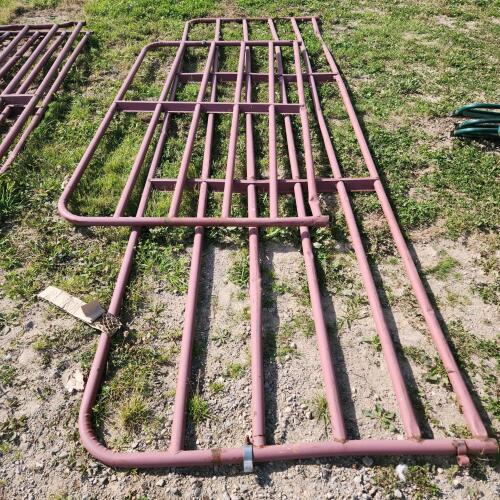4'x8' & 4'x 13 1/2' Steel gates w slight damage