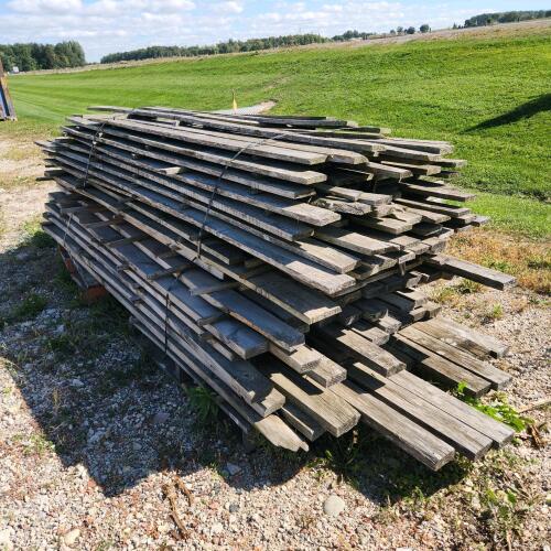 Various sized 8' L air dried wood