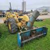 3550 Ford running gas tractor w 6' snow blower - 4
