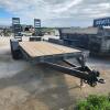 80"W 16'L Trailer w ownership, 7000lb axles, new deck, needs some rusted through cross members