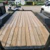 80"W 16'L Trailer w ownership, 7000lb axles, new deck, needs some rusted through cross members - 4