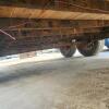 80"W 16'L Trailer w ownership, 7000lb axles, new deck, needs some rusted through cross members - 5