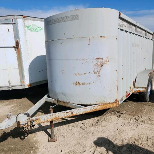 2006 6'x14' Livestock trailer w ownership, floor rusted through in spots