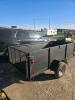 4'x8' single axle Trailer w ownership, comes w spare tire in good condition - 2