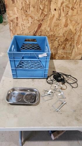 Blue point magnetic tray, milk crate, etc