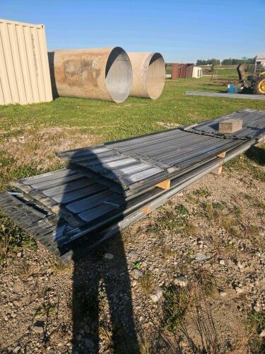 Used roofing steel most sheets over 20' L